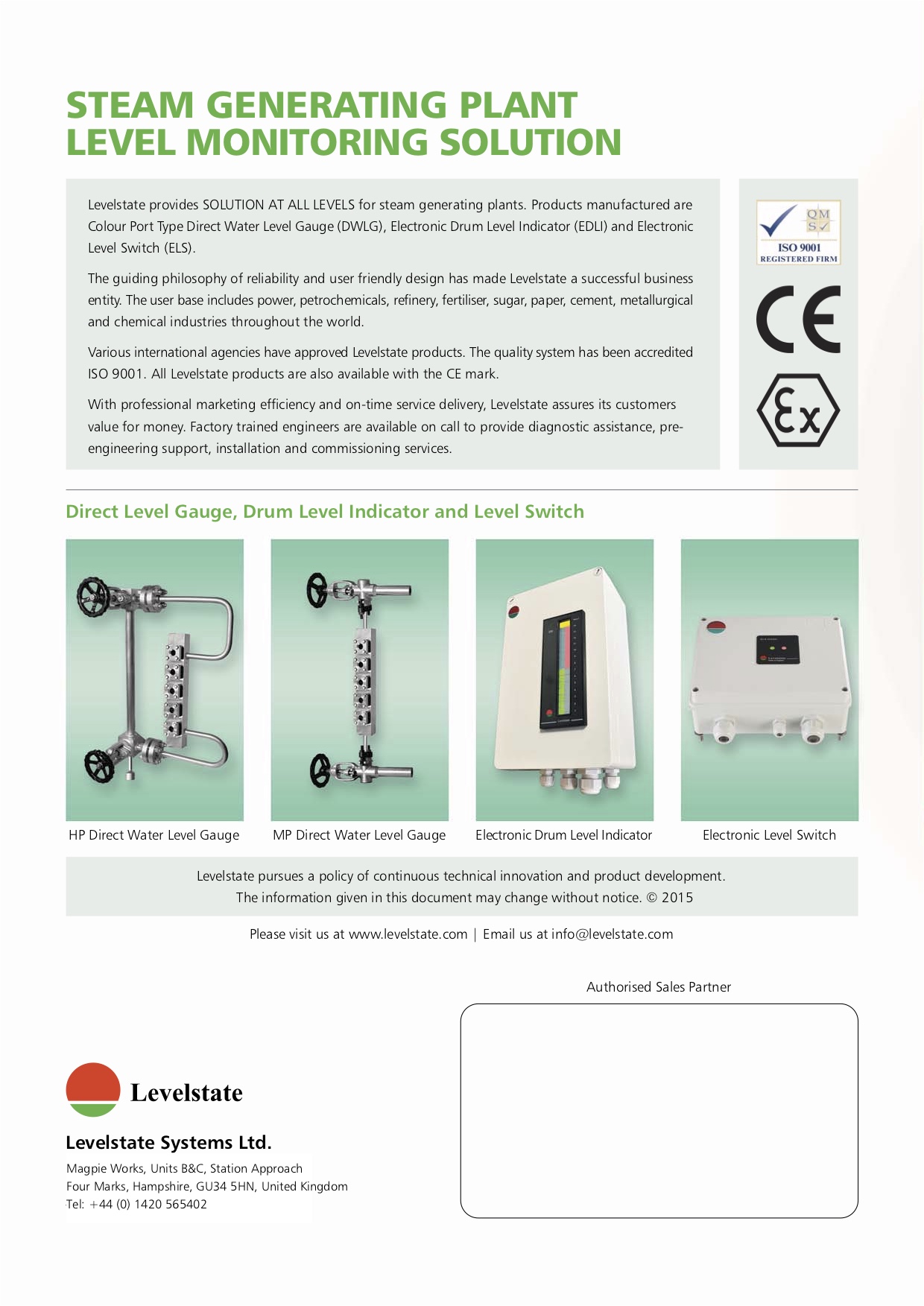 ELECTRODE DRUM LEVEL INDICATOR PORNGORKANDEE CO., LTD.